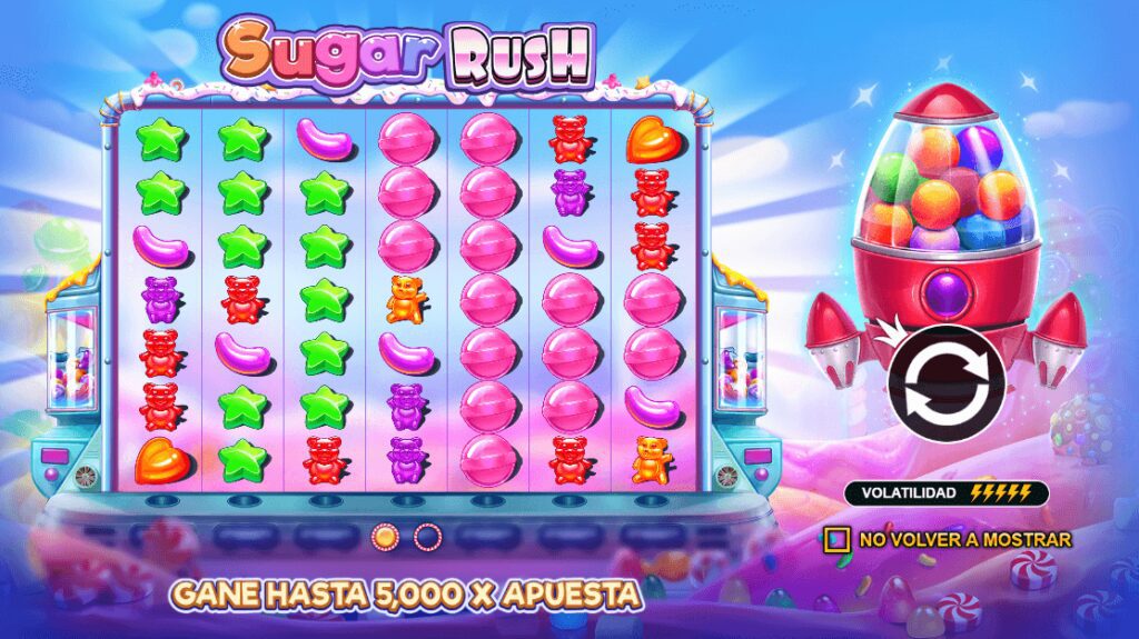 Sugar Rush Jackpot Play - Máquinas Tragamonedas Gratis